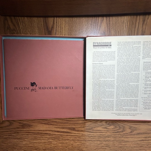 Puccini, Madama Butterfly, Album/3-LP Set, 1963, LM-6160, RCA Victor, VG+ / VG - Picture 11 of 11